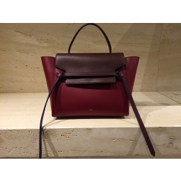 celine bag retailers - Ultimate Replica Celine Small Belt Bag in Burgundy Smooth Calfskin -