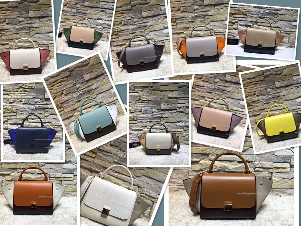 Replica Multicolor Celine Small Trapeze Bags