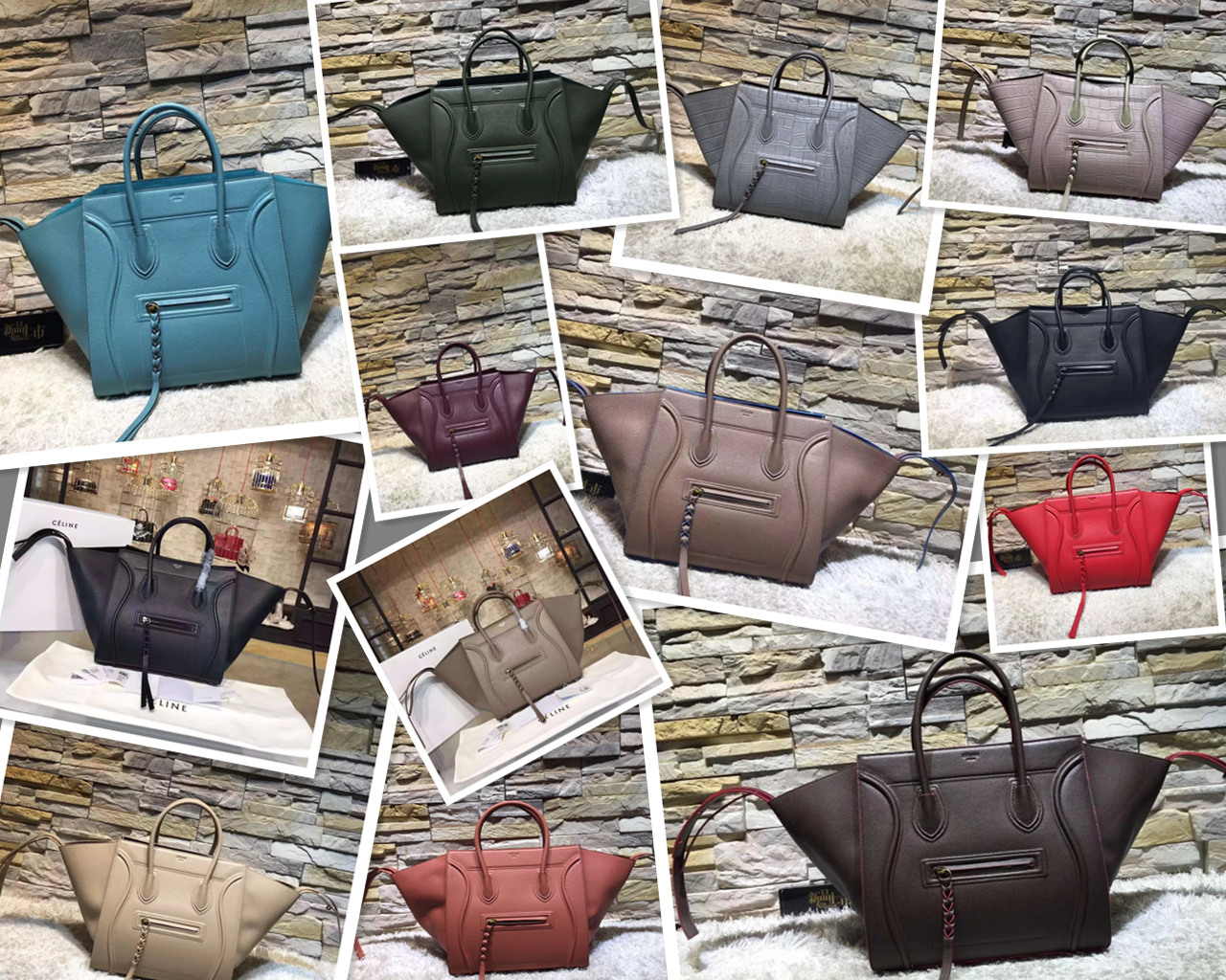 Replica Celine Medium Luggage Phantom Bags 